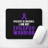 Epilepsy Awareness Fun Healthcare Epileptic Warrio Muismat (Met muis)