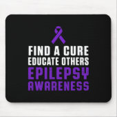 Epilepsy Awareness Fun Healthy Epileptic Warrior S Muismat (Voorkant)