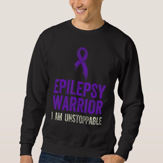 Epilepsy Awareness Fun Medical Epileptic Warrior S Trui (Voorkant)