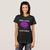 Epilepsy Awareness Having Seizure Epileptic Warrio T-shirt (Voorkant volledig)