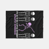 Epilepsy Awareness It's Ok To Be A Little Differen Fleece Deken (Voorkant (Horizontaal))