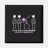 Epilepsy Awareness It's Ok To Be A Little Differen Magneet (Voorkant)