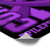 Epilepsy Awareness Just Cure It  Poster (Hoek)