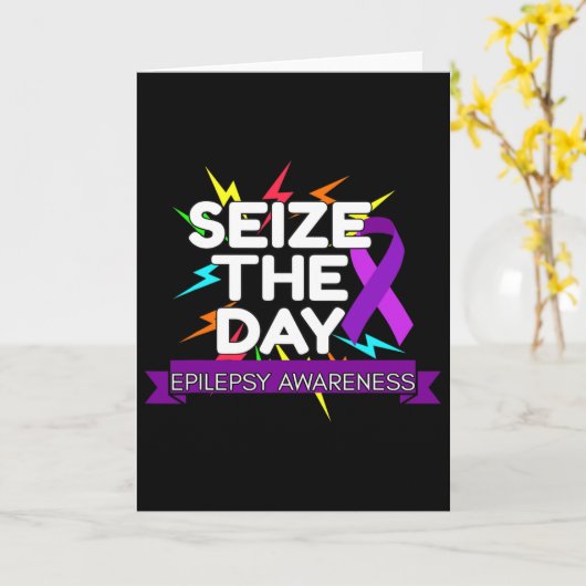 Epilepsy Awareness  Kaart (Gele Bloem)