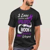 Epilepsy Awareness - Love Son Mom Dad Daughter Tee T-shirt (Voorkant)