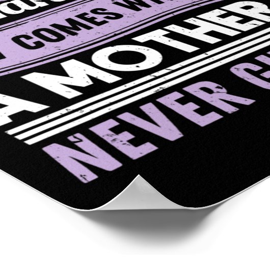 Epilepsy Awareness Mom Doesn't Come With A Manual  Poster (Hoek)