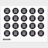 Epilepsy Awareness Mom Doesn't Come With A Manual  Ronde Sticker (Vel)