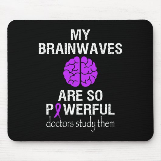 Epilepsy Awareness Month Brainwaves Are So Powerfu Muismat (Voorkant)