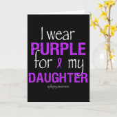 Epilepsy Awareness Month In November We Wear Purpl Kaart (Gele Bloem)