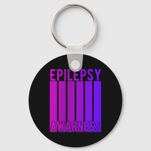 Epilepsy Awareness Month In November We Wear Purpl Sleutelhanger (Voorkant)
