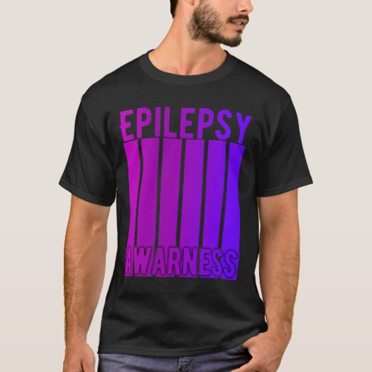 Epilepsy Awareness Month In November We Wear Purpl T-shirt (Voorkant)
