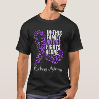 Epilepsy Awareness Month Paars Ribbon T-shirt