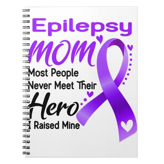 Epilepsy Awareness Month Ribbon Giften Notitieboek (Voorkant)