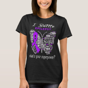 Epilepsy Awareness Month Ribbon Giften T-shirt