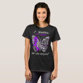 Epilepsy Awareness Month Ribbon Giften T-shirt (Voorkant volledig)