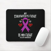 Epilepsy Awareness My Daughter's Fight Is My Fight Muismat (Met muis)