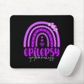 Epilepsy Awareness-rainbow Purple .co  Muismat (Met muis)