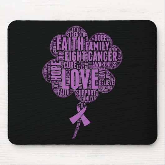 Epilepsy Awareness Ribbon Muismat (Voorkant)
