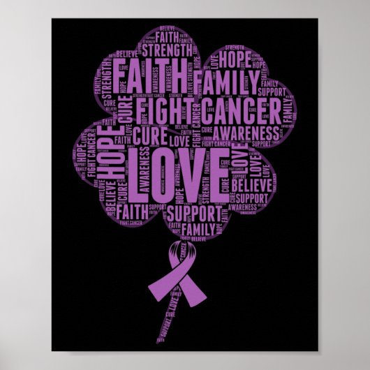 Epilepsy Awareness Ribbon Poster (Voorkant)