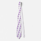 Epilepsy Awareness Ribbon Stropdas (Voorkant)