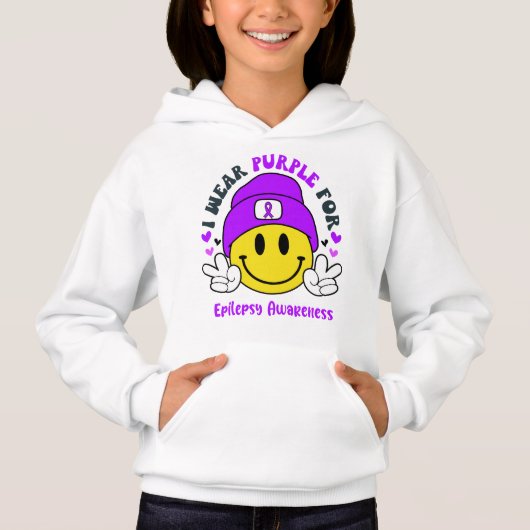 Epilepsy Awareness Ribbon Support Giften (Voorkant)