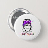 Epilepsy Awareness Ribbon Support Giften Ronde Button 5,7 Cm (Voorkant /achterkant)