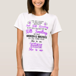 Epilepsy Awareness Ribbon Support Giften T-shirt