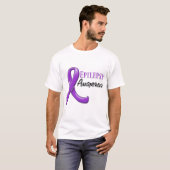 Epilepsy Awareness Ribbon T-shirt (Voorkant volledig)