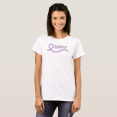 Epilepsy Awareness Ribbon T-shirt (Voorkant volledig)