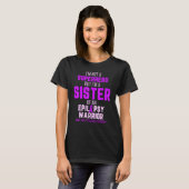 Epilepsy Awareness Sister Hero Epileptic Warrior S T-shirt (Voorkant volledig)