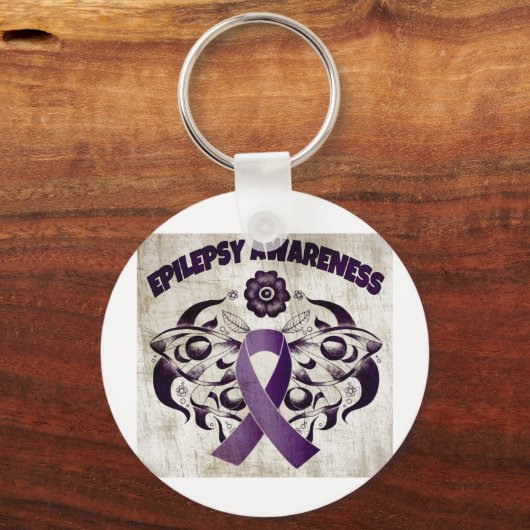 Epilepsy Awareness Sleutelhanger (Voorkant)