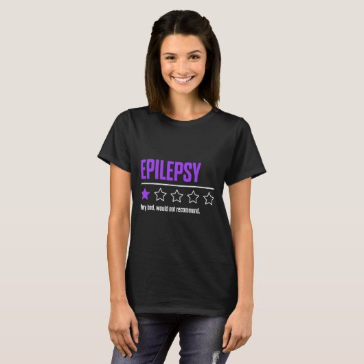 Epilepsy Awareness Succeed Epileptic Warrior Survi T-shirt (Voorkant volledig)