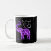 Epilepsy Awareness Sunflower Elephant Be Kind  Koffiemok (Links)