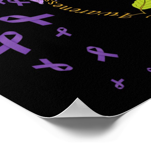 Epilepsy Awareness Sunflower  Poster (Hoek)