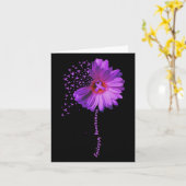 Epilepsy Awareness Sunflower Ribbon Gift Kaart (Gele Bloem)