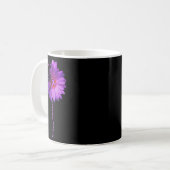 Epilepsy Awareness Sunflower Ribbon Gift  Koffiemok (Voorkant links)