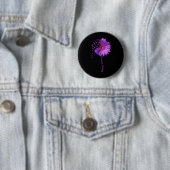 Epilepsy Awareness Sunflower Ribbon Gift Ronde Button 5,7 Cm (In situ)