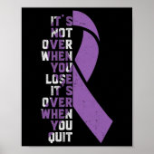 Epilepsy Awareness Support Ribbon Poster (Voorkant)