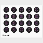 Epilepsy Awareness Support  Ronde Sticker (Vel)