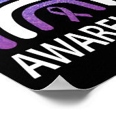 Epilepsy Awareness Survivor And Warrior Support  Poster (Hoek)