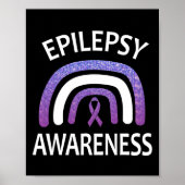Epilepsy Awareness Survivor And Warrior Support Poster (Voorkant)