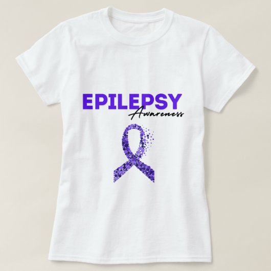 Epilepsy Awareness T-Shirt (Design voorkant)