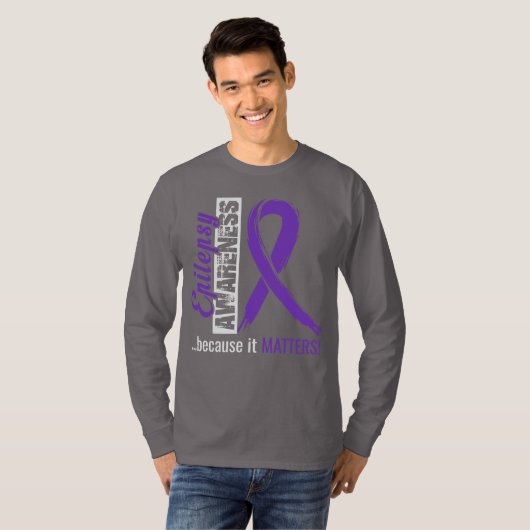 Epilepsy Awareness T-Shirt Gift Idee (Voorkant volledig)