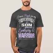 Epilepsy Awareness to Support Son Warrior Walk T-shirt (Voorkant)