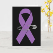 Epilepsy Awareness Walk Supporter Ribbon Kaart (Gele Bloem)