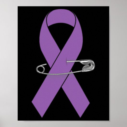 Epilepsy Awareness Walk Supporter Ribbon  Poster (Voorkant)