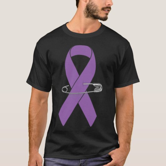 Epilepsy Awareness Walk Supporter Ribbon  T-shirt (Voorkant)