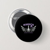 Epilepsy Awareness Warrior Ribbon Ronde Button 5,7 Cm (Voorkant /achterkant)