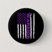 Epilepsy Awareness Warrior  Ronde Button 5,7 Cm (Voorkant)