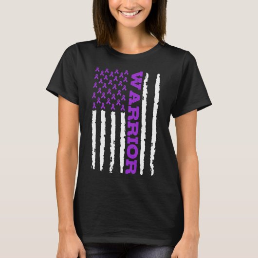 Epilepsy Awareness Warrior T-shirt (Voorkant)